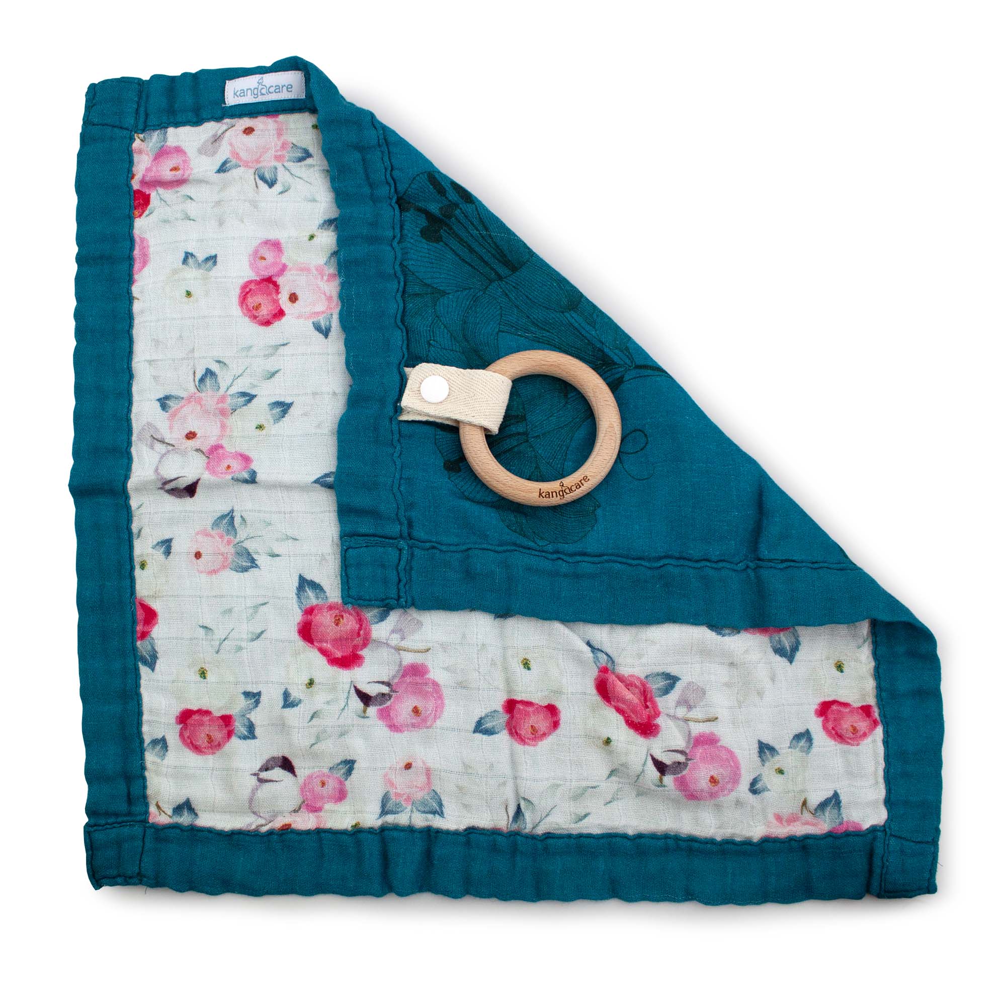 Kanga Care Reversible Teething Blanket Lovey: Lily