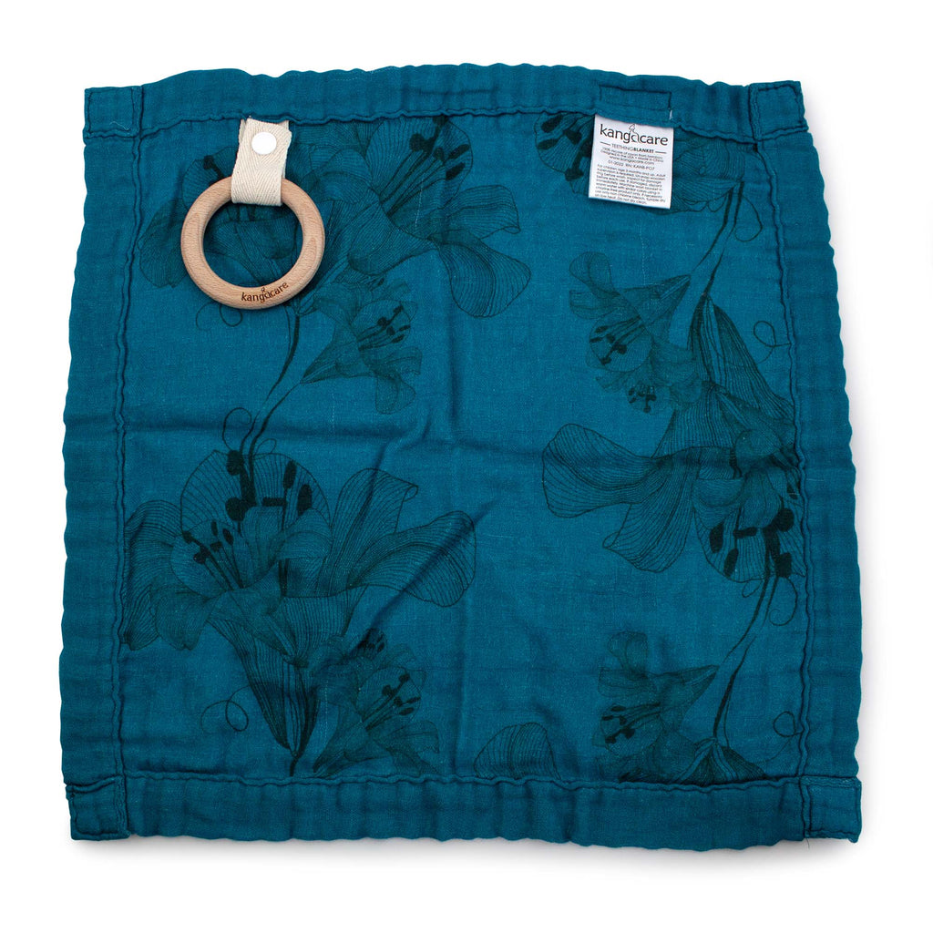 Kanga Care Reversible Teething Blanket Lovey: Lily