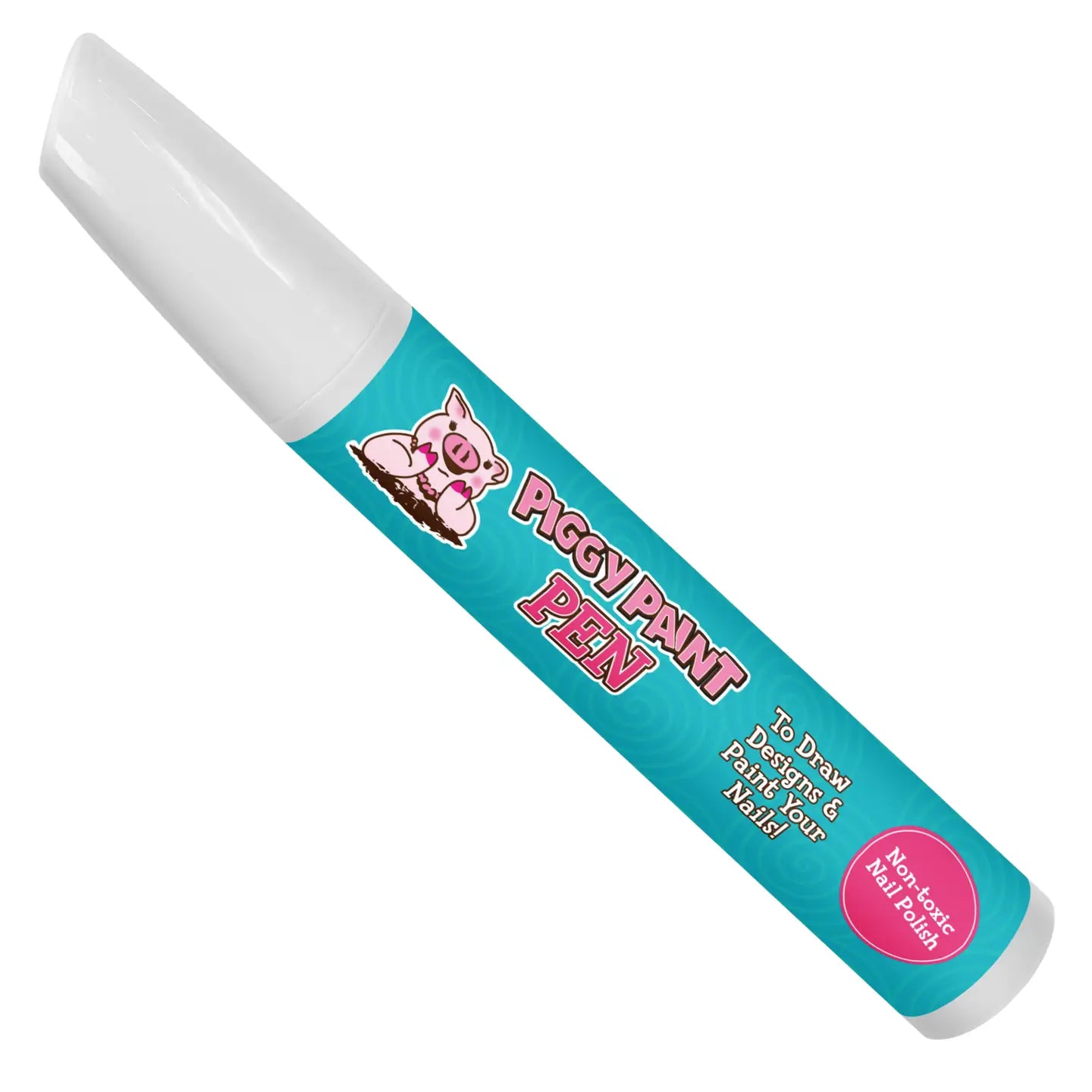 Twirly Teal Piggy Paint Pen Non-Toxic Nail Polish