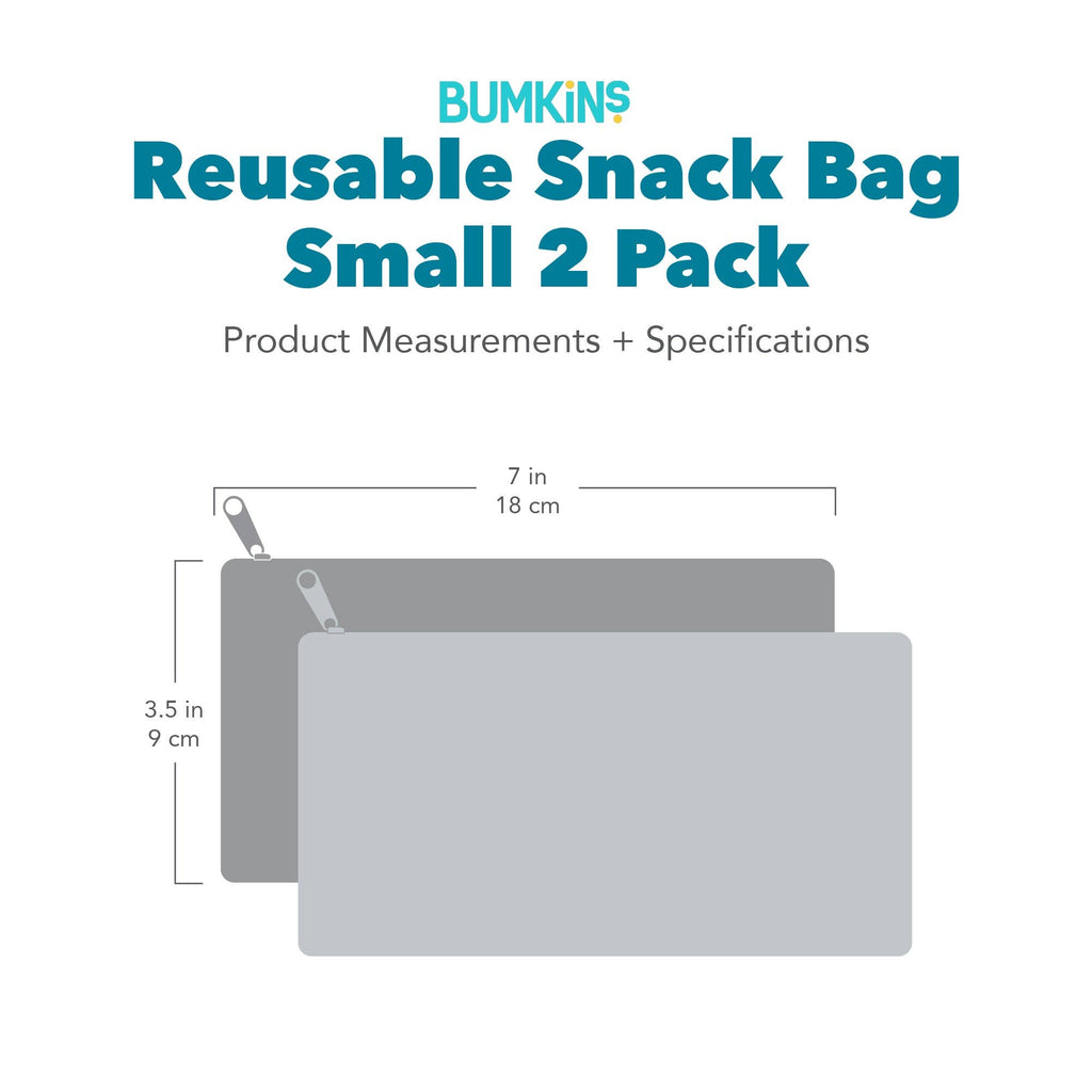 Reusable Snack Bag, Small 2 Pack: Rich & Boujee